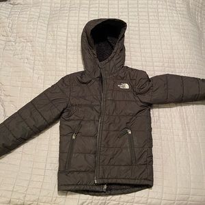Boys North Face reversible coat.
